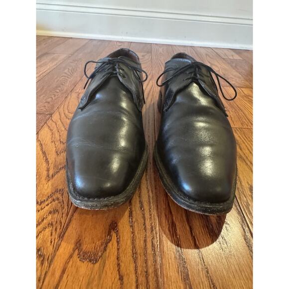 Allen Edmonds Grantham Men\'s 10.5 D Black Calfskin Leather Derby Sleek Lace Up main image 7
